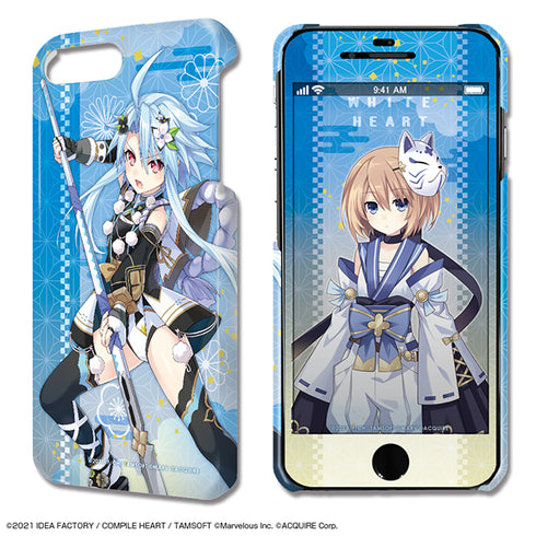 『閃乱忍忍忍者大戦ネプテューヌ -少女達の響艶-』デザジャケット iPhone 8 Plus/7 Plus/6 Plus/6s Plusケース&保護シート デザイン03(ホワイトハート)